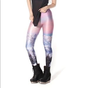 Blackmilk mountain pink leggings